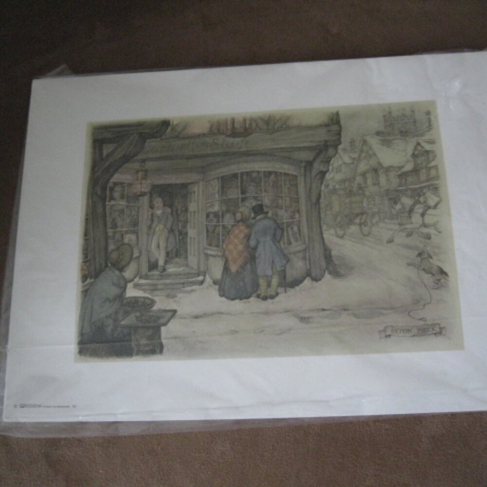 9" x 12" Anton Pieck Color Print #031